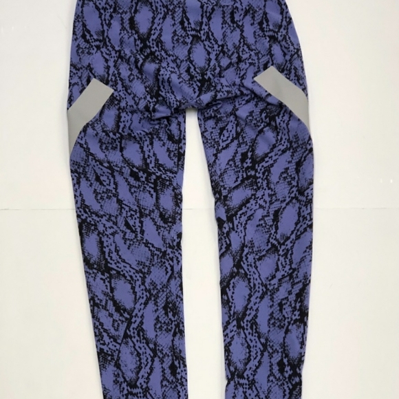 Stella Mccartney Adidas full length purple snake athletic leggings - Picture 2 of 4